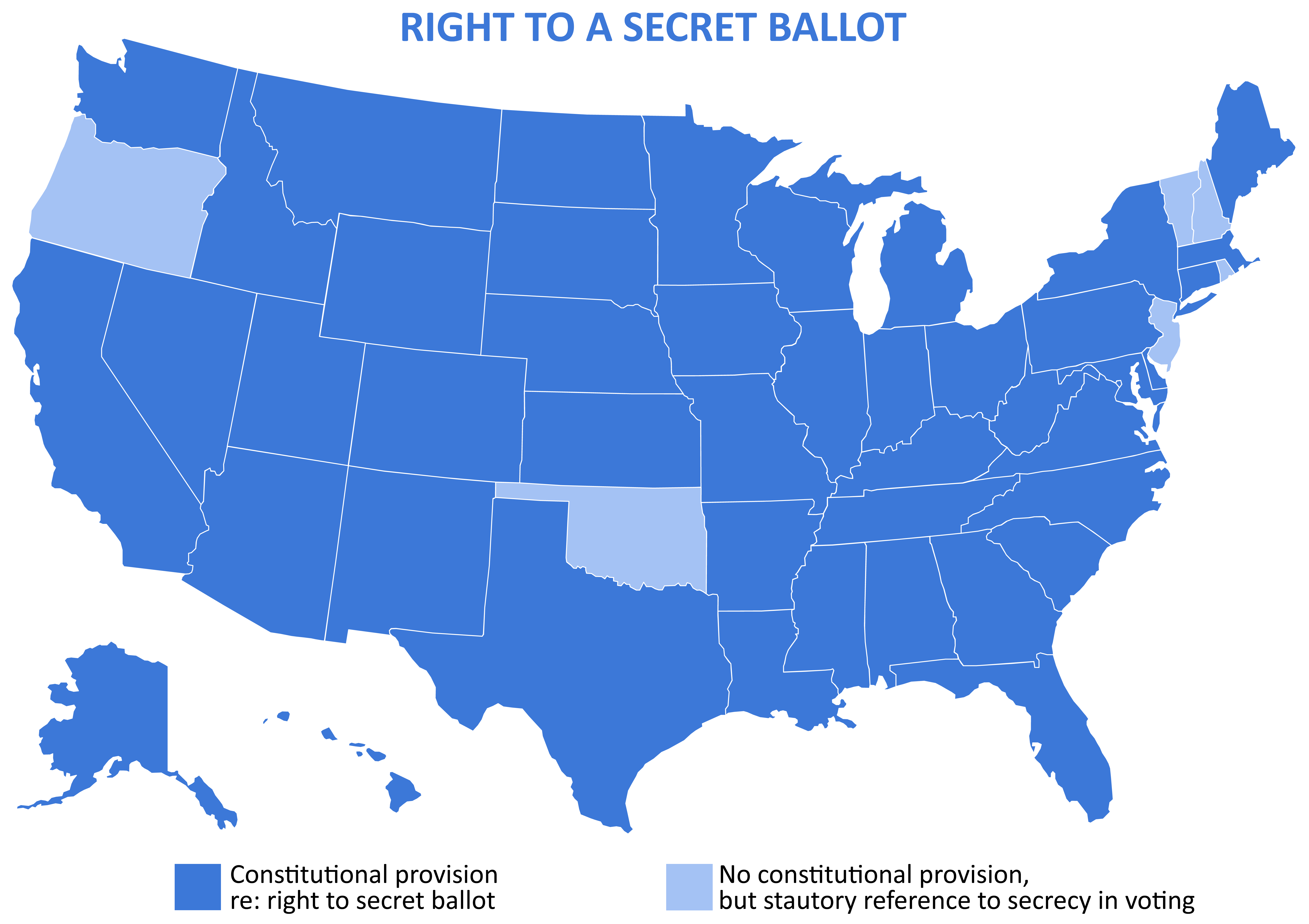 Right to a Secret Ballot map